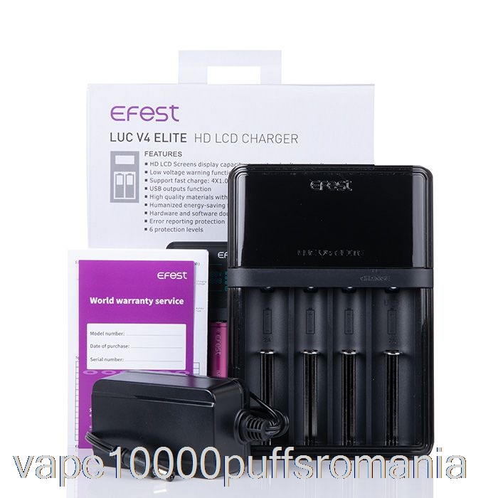 Vape Romania Efest Luc V4 Elite Hd Lcd Incarcator