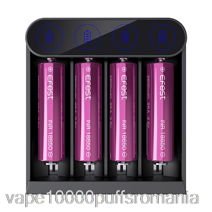 Incarcator Baterie Vape Romania Efest Slim K4 Usb-c