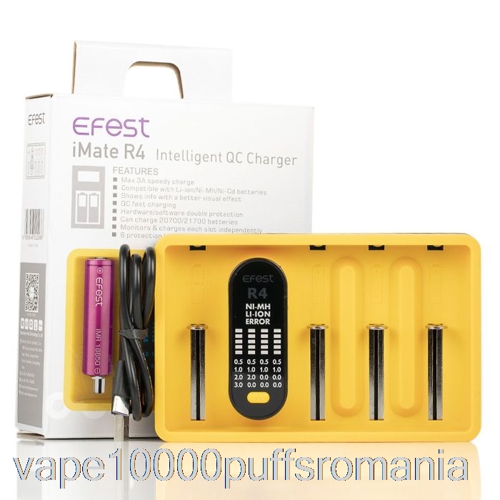 Vape Romania Efest Imate R4 Incarcator Inteligent Qc